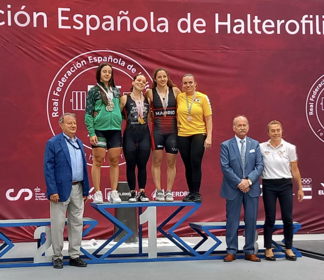 Tres navarras, campeonas de España en el Nacional Absoluto de Halterofilia 2025